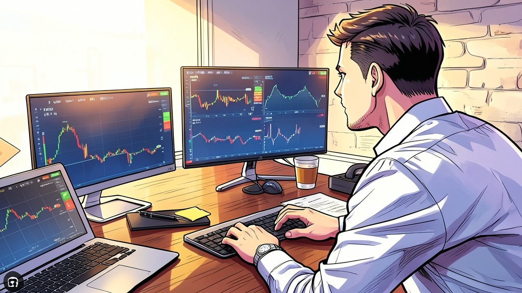 Trader dan investor kripto